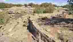 Seasonal Streams Cascade Over this 15' Ridge to Create Mesmerizing Waterfalls at this Backyard Lookout