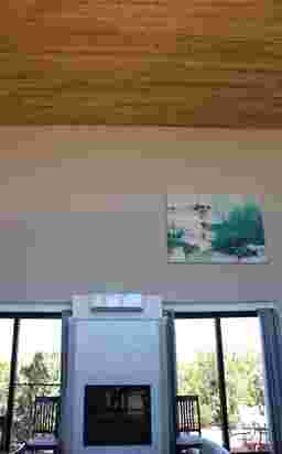 Pacific Cedar Ceiling, Non-Toxic Plaster Wall Finishing