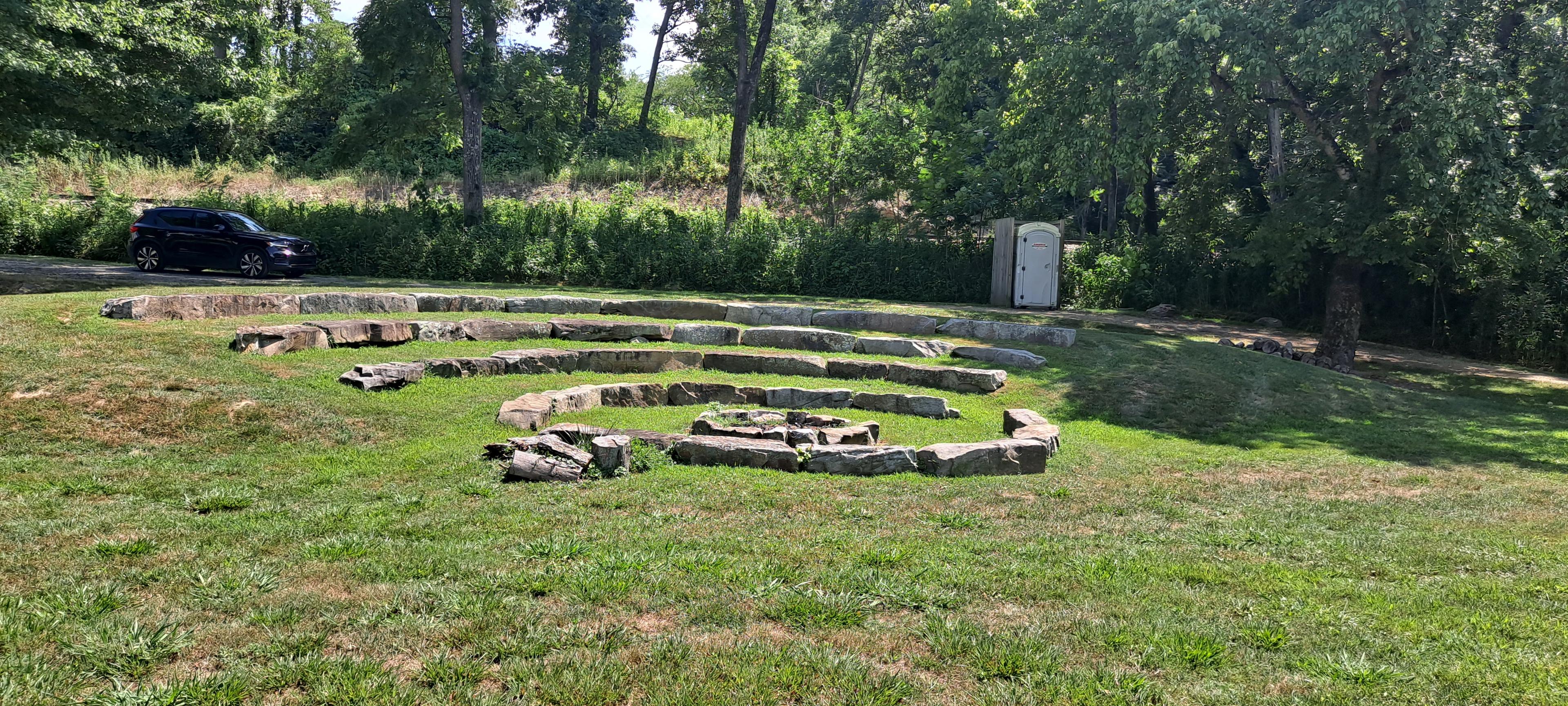Several fire pits throughout the Olivette Riverside and Farm Community.