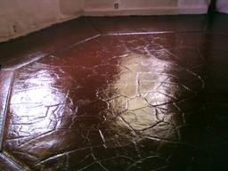 Radiant Floor Heating hose embedded in Living room and kitchen floors (needs heater and pump).